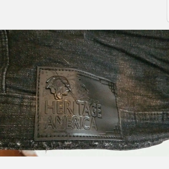 Heritage America Denim Vest Army Navy Marines Air - Picture 7 of 11